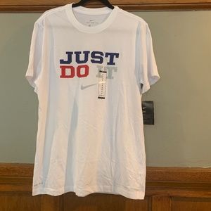 NWT Nike Red White Blue Tee